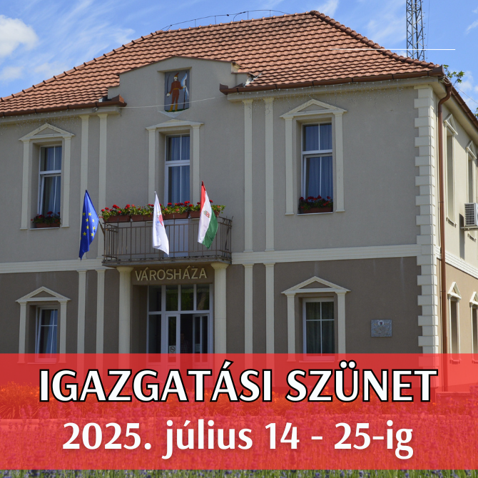 Igazgatási szünet 2025.